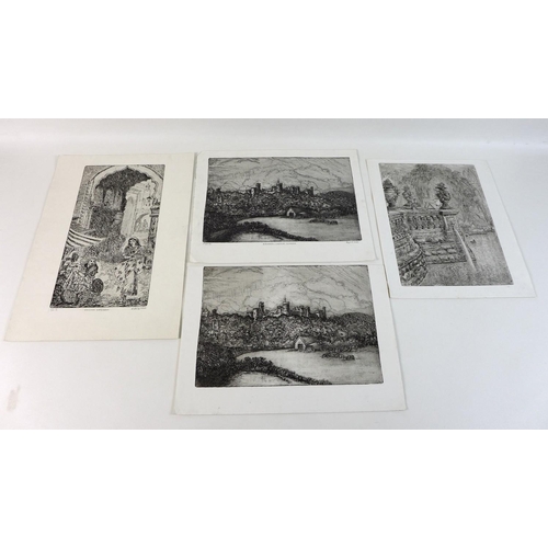 190 - Hugh Stanley White (British, 1904-1984): a collection of engravings, all unframed, comprising four s... 