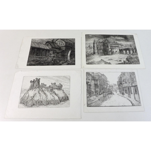 190 - Hugh Stanley White (British, 1904-1984): a collection of engravings, all unframed, comprising four s... 