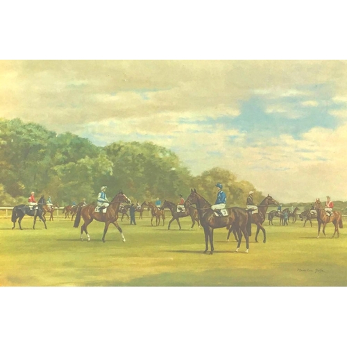 191 - After Madeline Selfe (1910-2005): two limited edition horse racing prints, 'The 200th Derby' and '20... 