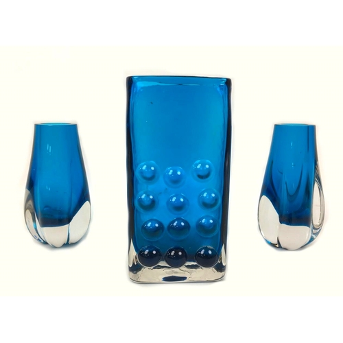 53 - A Whitefriars blue glass 6.5