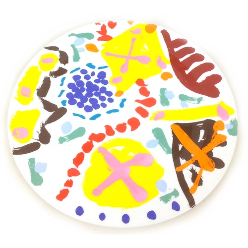 75 - Patrick Heron (British, 1920-1999) for Wedgwood: 'Garden Plate: 1991', one of an edition of 500 in a... 