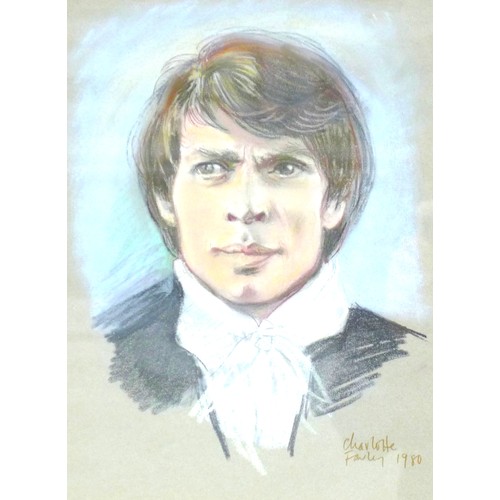 260 - Charlotte Fawley (British, 20th century): Two portraits of Rudolf Nureyev, comprising 'Rudolf' monoc... 