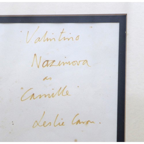 243 - Shirley Russell (British, 20th century): Costume Design, 'Valentino Nazimova as Camille', Leslie Car... 