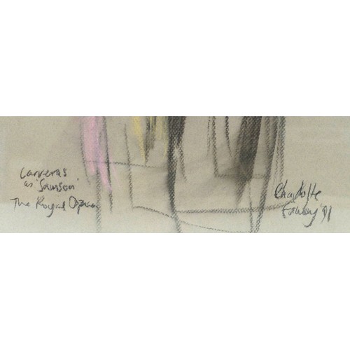 248 - Charlotte Fawley (British, 20th century): three ballet sketches, comprising two featuring and signed... 