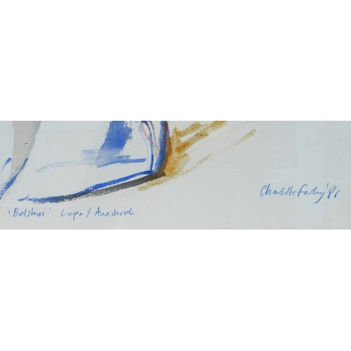 249 - Charlotte Fawley (British, 20th century): three ballet duet studies, one other featuring and signed ... 