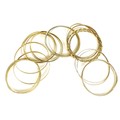 A group of twenty 9ct gold bangles, all marked, total weight 81.3g, together with four unmarked yell... 