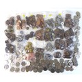 A collection of coins, including 19th and 20th century pennies and half pennies; other threepenny bi... 