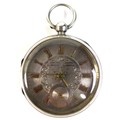 An Edward VII silver open faced pocket watch, J. G. Graves, Sheffield, key wind, the engraved silver... 