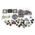 A collection of Victorian and later coins, including a Victorian Young Head half crown, dated 1846, ... 