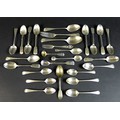 A group of William IV and later flatware, comprising a spoon,John, Henry & Charles Lias, London 1832... 