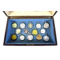 A group of fourteen pocket watches, including a keyless wind, 14ct rolled gold cased hunter by the L... 
