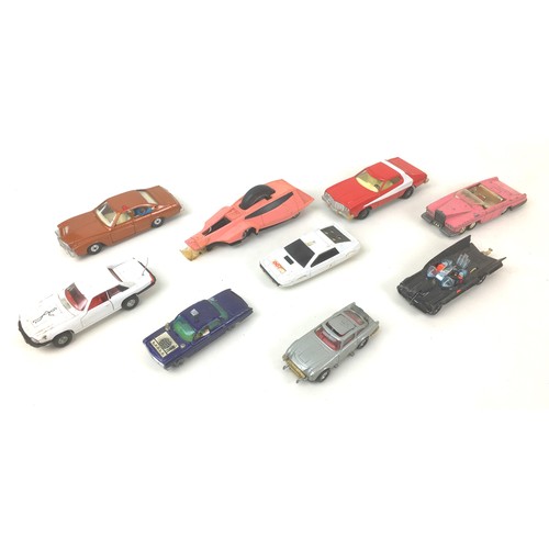 151 - A collection of over eighty assorted retro Corgi, Dinky Matchbox and other die-cast model toys, incl... 