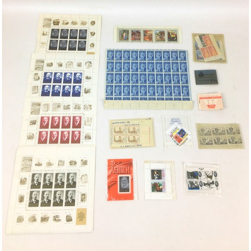 140 - A collection of British stamps, including eight albums of various sizes of stamps, including one old... 