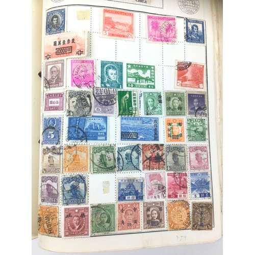 140 - A collection of British stamps, including eight albums of various sizes of stamps, including one old... 