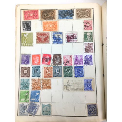 140 - A collection of British stamps, including eight albums of various sizes of stamps, including one old... 