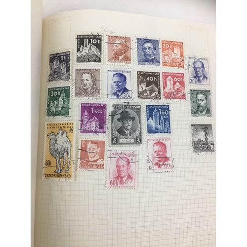 140 - A collection of British stamps, including eight albums of various sizes of stamps, including one old... 