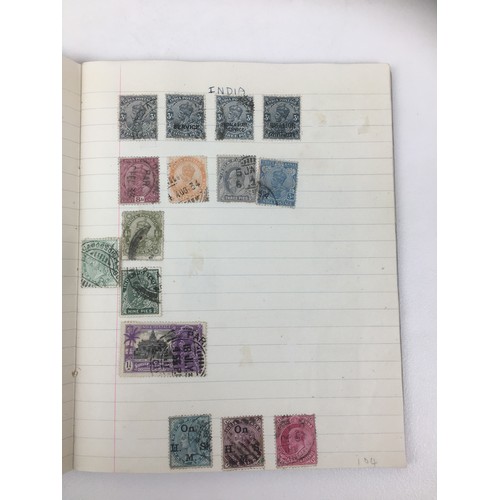 140 - A collection of British stamps, including eight albums of various sizes of stamps, including one old... 