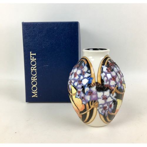 33 - A Moorcroft Hydragia baluster form vase, Trial piece with sticker over base marks dated '22/8/17', w... 