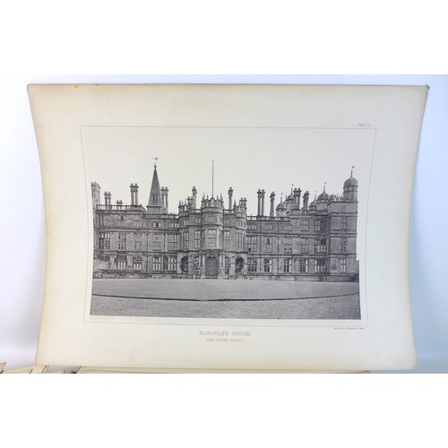 196 - A group of six A3 folios of Classic Architecture prints and plans, comprising 'Architecture of the R... 