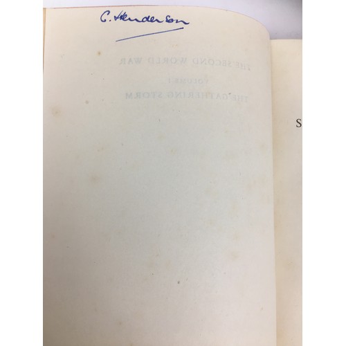 144 - Winston Churchill, first edition 'The Second World War' in 6 volumes, published by Cassell, with fir... 