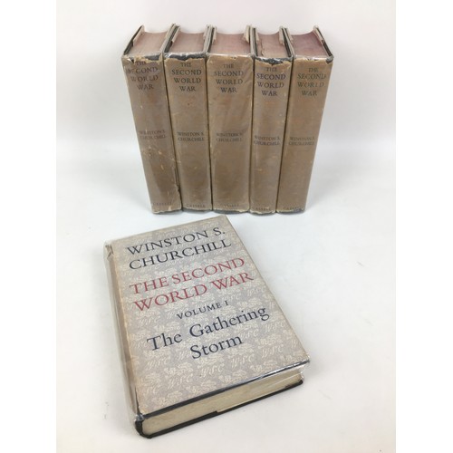 144 - Winston Churchill, first edition 'The Second World War' in 6 volumes, published by Cassell, with fir... 