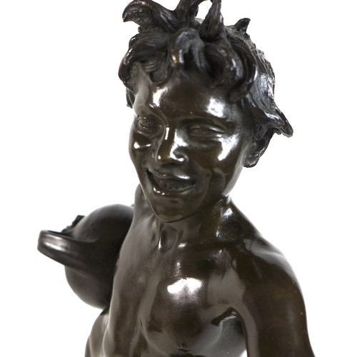 84 - Vincenzo Gemito (Italian, 1852-1929): 'L'Acquaiolo' (The Water Carrier), a bronze figural sculpture ... 