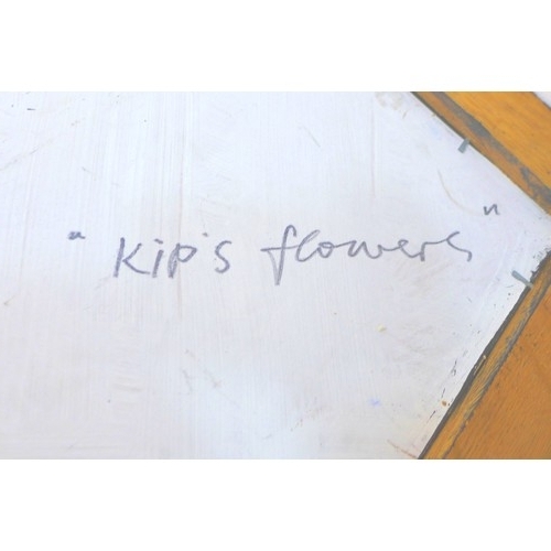 214 - Michael (Mike) R. Hoar ARCA (British, 1943-2017): 'Kip's Flowers', initialled lower right, possibly ... 