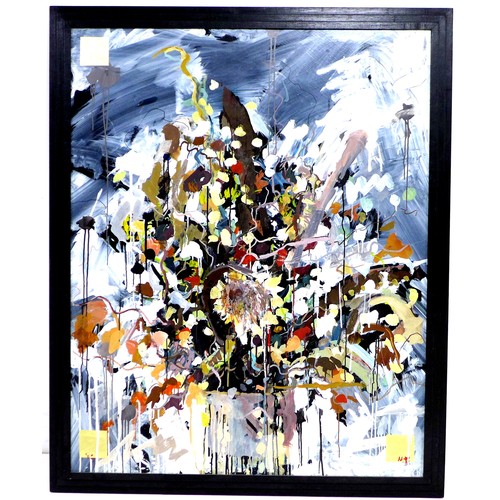 214 - Michael (Mike) R. Hoar ARCA (British, 1943-2017): 'Kip's Flowers', initialled lower right, possibly ... 