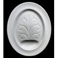 A Victorian white glazed meat dish, 50 by 40 by 7cm.