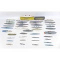 Forty Tri-ang Minic and other die-cast model ships, including M707 SS France with box, together with... 
