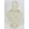 A 19th century Copeland Parian ware bust of General Havelock, with impressed factory mark to its bac... 