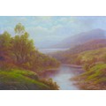 Everett W. Mellor (British, 1878-1965): 'Loch Awe', signed lower left, oil on board, titled in penci... 