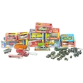 A collection of Dinky Toys and Matchbox die-cast toy model vehicles, including  Dinky Toys  Refuse W... 
