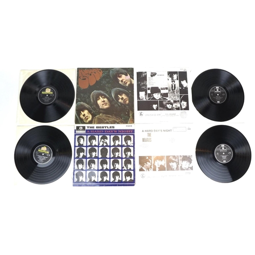 95 - A collection of Beatles vinyl, comprising a second pressing of 'Abbey Road'  in stereo (PCS7088, YEX... 