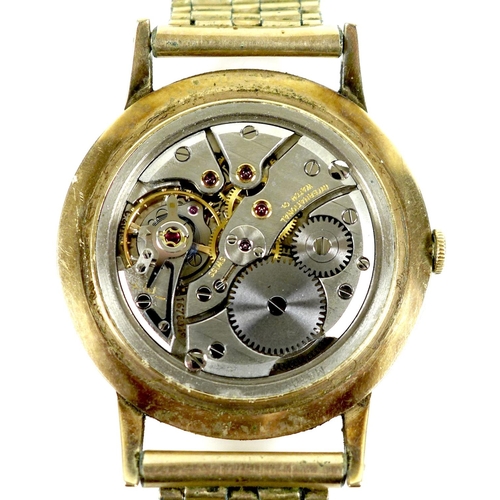 149 - An IWC International Watch Co Schaffhausen 9ct gold cased gentleman's wristwatch, circa 1965, signed... 