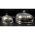 A Regency Sheffield plate cloche, of oval lobed form with large cast finial, armorial engraved, 50.5... 