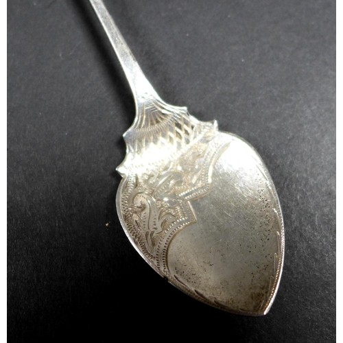 69 - A collection of Victorian and later silver, including a cased set of George VI teaspoons,  James Dix... 