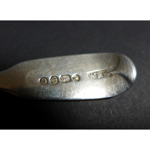 72 - A large selection of Georgian and later silver teaspoons, including a set of six fiddle pattern spoo... 