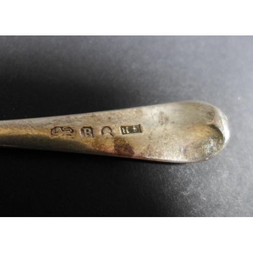 72 - A large selection of Georgian and later silver teaspoons, including a set of six fiddle pattern spoo... 