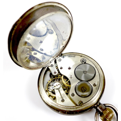 93 - Two silver pocket watches, comprising an Edward VII silver open faced pocket watch, J. G. Graves, Sh... 