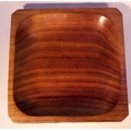 Hand carved hardwood dish from Indonesia. 20 x 20 x 3cm. New