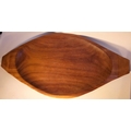 Hand carved hardwood platter from Indonesia. 50 x 25 x 4cm. New.