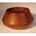 Turned wood bowl with felt on underside. 17diam x 8cm. New.
