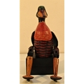 Painted sitting duck with flappy legs and wings.  30 x 10cm New