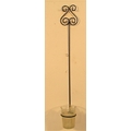 Metal and glass flower hanging display. 58cm. New