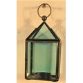 Metal and glass night light holder in shape of small lantern. 18cm. New