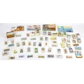 A large collection of cigarette cards and matchboxes and other ephemera, including an array of loose... 
