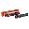 Two Hornby OO gauge model locomotives with tenders, comprising a 4-6-2 Duchess of Abercorn, with ori... 