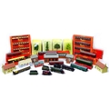 A collection of Hornby OO gauge railway models, including three locomotives, 4-6-2 Princess Victoria... 