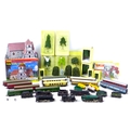 A collection of Hornby OO gauge railway models, including four locomotives, 2-10-0 Evening Star 9222... 